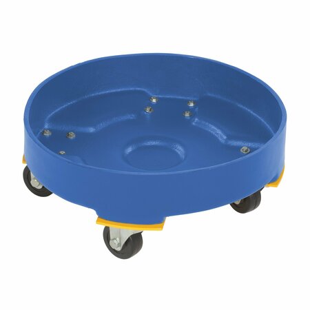 VESTIL DRUM DOLLY HD POLY BLUE 30 GALLON DRUM-DP-HD-30-BU